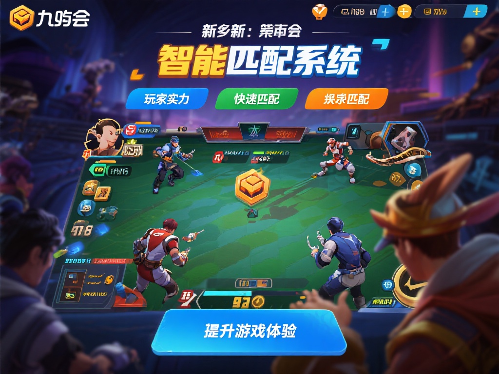 值得一提的是，九游会还推出了智能匹配系统，根据玩家